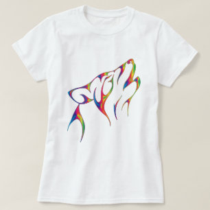 Rainbow Tribal Varg Head Tröja