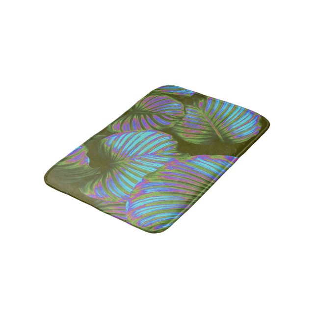 Rainbow Tropical Löv Bath Mat Badrumsmatta (Vinklad)
