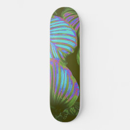 Rainbow Tropical Löv Mini Skateboard Bräda 18,5 Cm