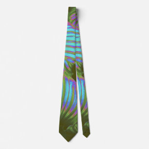 Rainbow Tropical Löv Neck Tie Slips