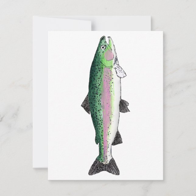 Rainbow Trout Anteckningskort (Framsida)