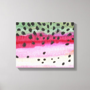 Rainbow Trout Canvastryck