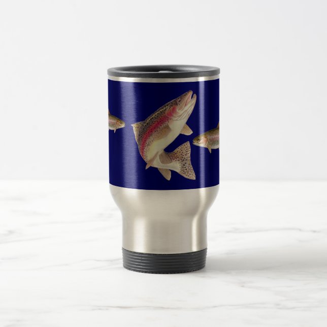Rainbow Trout Fishermans Mugg (Center)