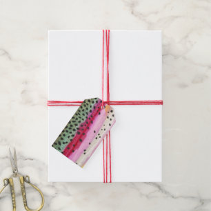 Rainbow Trout Fishermen Presentetikett