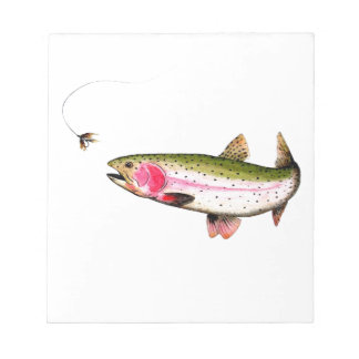 Rainbow Trout Fly Fishing Anteckningsblock