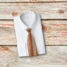 Rainbow Trout Skin Spoted Stripe Mönster Tie