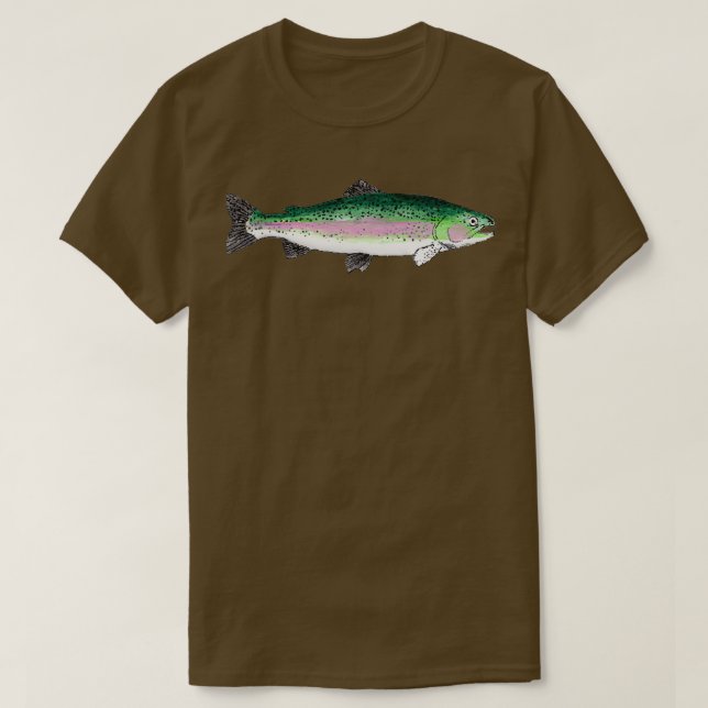 Rainbow Trout T Shirt (Design framsida)