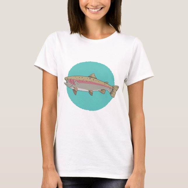 Rainbow Trout T-Shirt (Framsida)