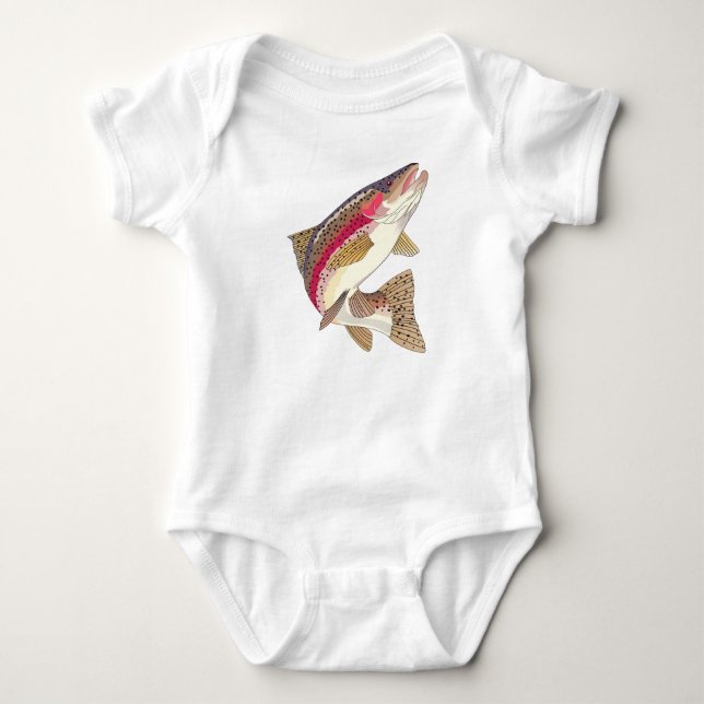 Rainbow Trout T Shirt (Framsida)