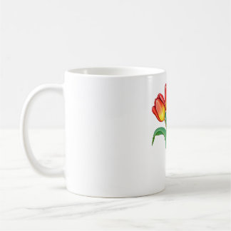Rainbow Tulip Mugg - Färgblomma