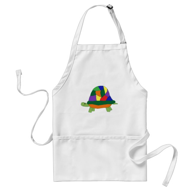 Rainbow Turtle apron Förkläde (Framsidan)