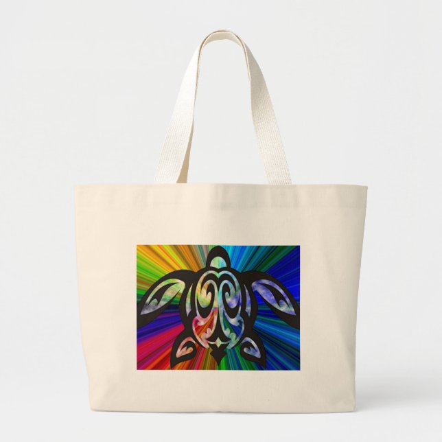 Rainbow Turtle Jumbo Tygkasse (Framsidan)