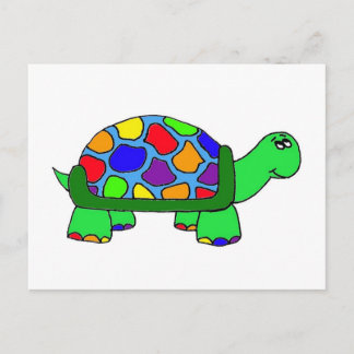 Rainbow Turtle Vykort