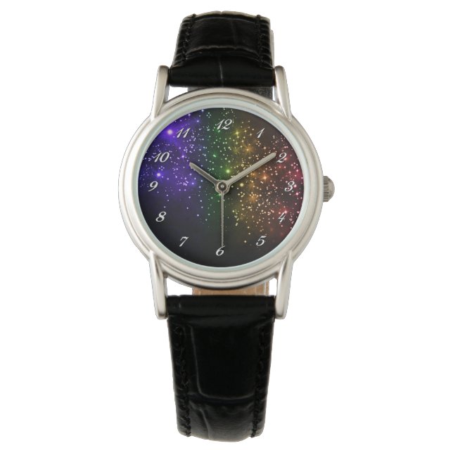 Rainbow Twilight Wrist Watch Armbandsur (Framsida)