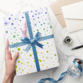 🌈 ✨ Rainbow Twinkling Stars Galaxy Presentpapper