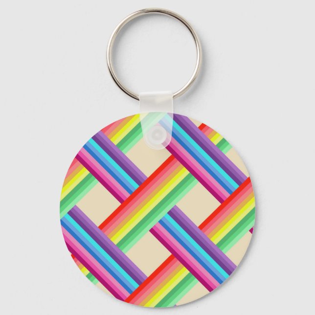 Rainbow Twist Nyckelring (Framsida)
