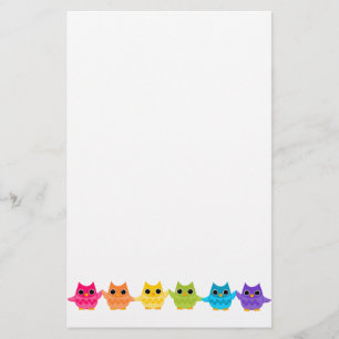 Rainbow Uggla Brevpapper
