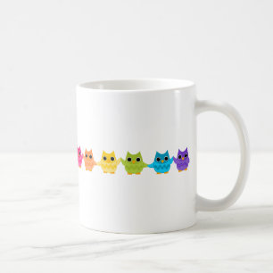 Rainbow Uggla Kaffemugg