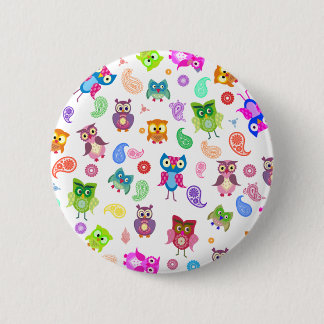 Rainbow uggla - ljus knapp