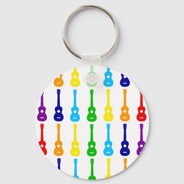 Rainbow Ukes Nyckelring (Framsida)