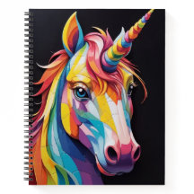 Rainbow unicorn ansikte