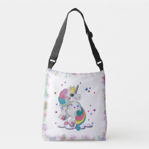Rainbow Unicorn Axelväska
