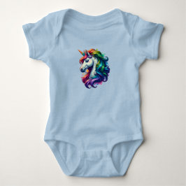 Rainbow Unicorn baby suite T Shirt
