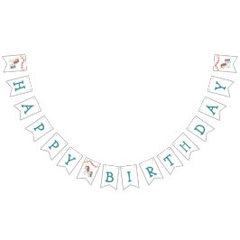 Rainbow Unicorn Balloations & Banner Birthday Deco Vimplar