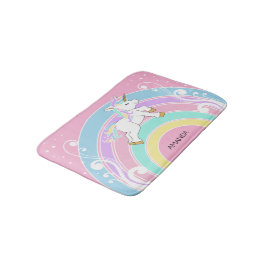 Rainbow Unicorn Bath Mat Badrumsmatta