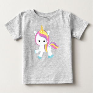 Rainbow Unicorn, Cute Unicorn, Star, Magic Unicorn T Shirt