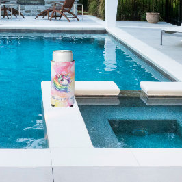 Rainbow Unicorn-design med eget namn