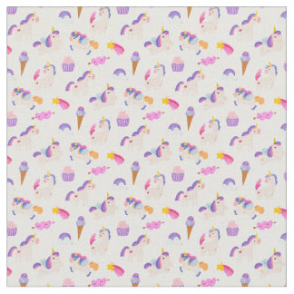 Rainbow Unicorn Dreams Fabric Tyg