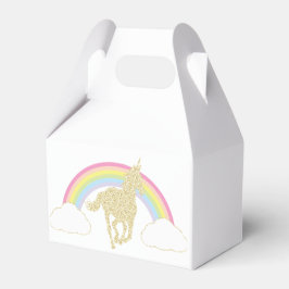 Rainbow Unicorn Glitter Party Favoritbox Presentaskar