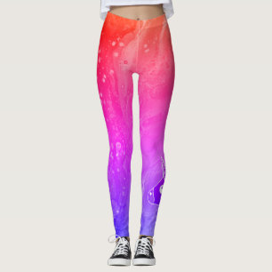 Rainbow unicorn häst leggings