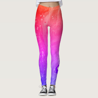 Rainbow unicorn häst leggings