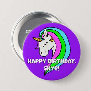 Rainbow Unicorn-knapp Knapp