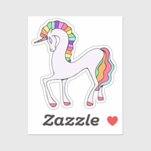 Rainbow Unicorn Laptop Sticker Klistermärken