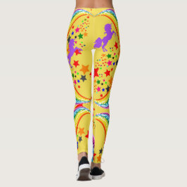 Rainbow Unicorn Leggings Personalize Yoga Byxor