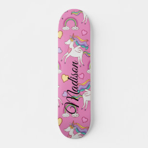 Rainbow unicorn  mini skateboard bräda 18,5 cm
