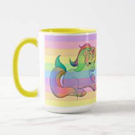 Rainbow Unicorn Mugg
