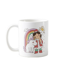 RAINBOW UNICORN OCH CHRISTMAS GIRL