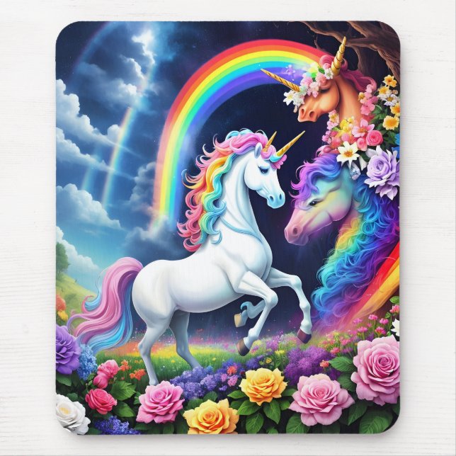 Rainbow Unicorn One Musmatta (Framsidan)