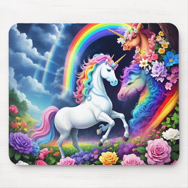 Rainbow Unicorn One Musmatta (Framsidan)