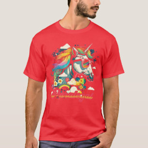 Rainbow Unicorn Paralegal T Shirt