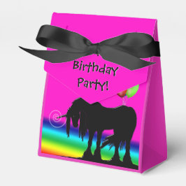 Rainbow Unicorn Party Presentaskar