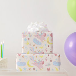 Rainbow Unicorn Pastel Cute Cheerful Presentpapper