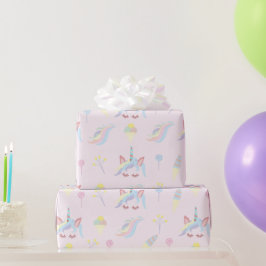 Rainbow Unicorn Pastel Cute Presentpapper