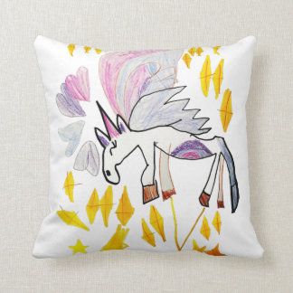 Rainbow Unicorn Pillow Kudde