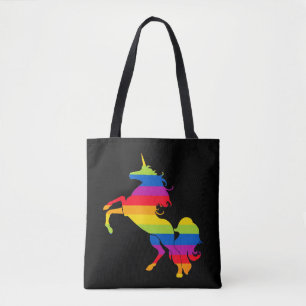 Rainbow Unicorn Rand Colorful Tygkasse