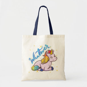 Rainbow Unicorn Spelar ingen roll Gag Tygkasse